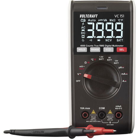 VOLTCRAFT VC151 Hand-Multimeter  digital  CAT III 600 V Anzeige (Counts): 4000