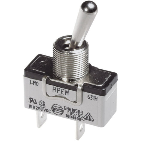 APEM 636H/2 636H/2 Kippschalter 250 V/AC 15 A 1 x Ein/Ein rastend 1 St.