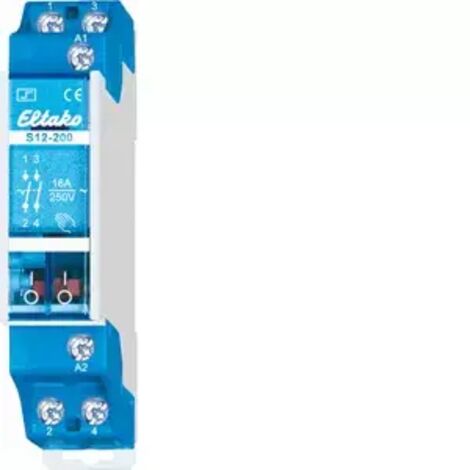 Stromstoß-Schalter Hutschiene Eltako S12-200-8V 2 Schließer 8 V/AC 16 A 2300 W  1 St.