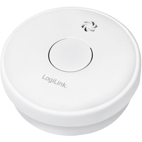 LOGILINK Rauchmelder SC0015, mit Zink-Kohle-Batterie