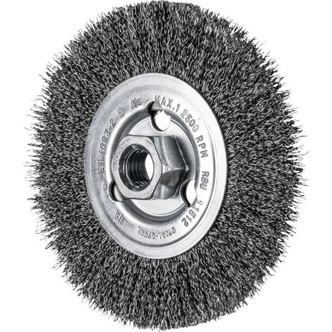 Brosse Ronde Pferd RBU 12528/14,0 Inox 0,30 - 125 Mm, 28 Mm De Large, 6000 Tr/min Max (neuf)