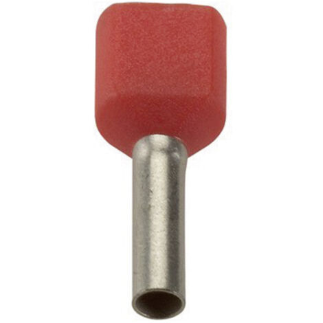 LAPP 61801999 Zwillings-Aderendhülse 0.5 mm² Teilisoliert Weiß 500 St.