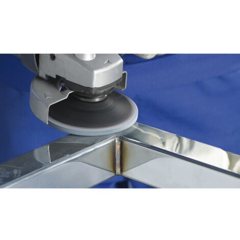 PFERD 42002056 COMBICLICK verpresste Vliesronde CC PNER Ø 125 mm Weich SiC Fein für Finish Durchmess
