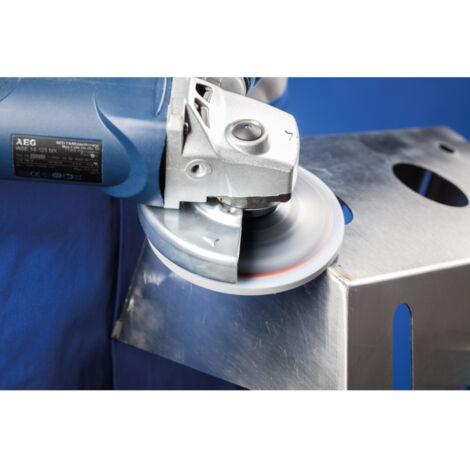 PFERD 42002056 COMBICLICK verpresste Vliesronde CC PNER Ø 125 mm Weich SiC Fein für Finish Durchmess