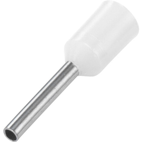TE Connectivity 966067-3 Aderendhülse 0.5 mm² Teilisoliert Weiß 500 St. (1/5)
