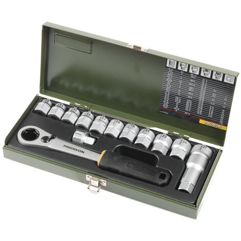 Proxxon Werkstatt-Spezialsatz, 13 bis 27 mm (14-tlg.), 1/2"