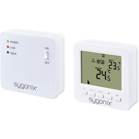 Sygonix SY-5470190 Funk-Raumthermostat Aufputz Wochenprogramm 1 St.