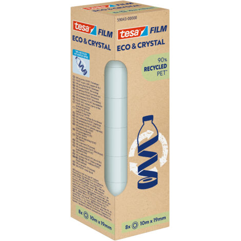 tesa ECO & CRYSTAL 59043-00000-00 tesafilm tesafilm® Eco & Crystal Transparent (L x B) 10 m x 19 mm