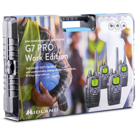 Midland Work Edition Set 4x G7 Pro C1090.19 PMR-Handfunkgerät 4er Set (1/5)