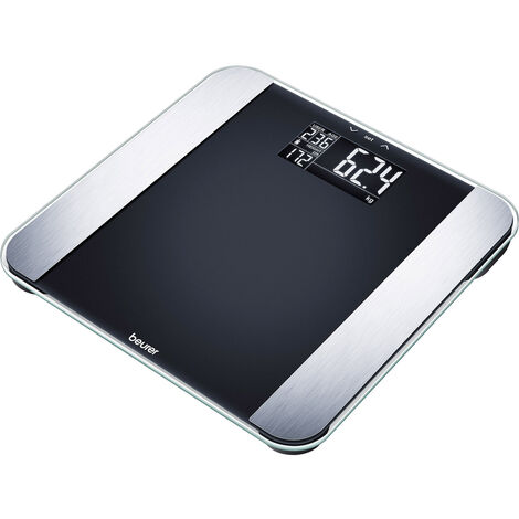 Beurer BF LE Körperanalysewaage digital Wägebereich (max.)=150 kg Schwarz, Silber