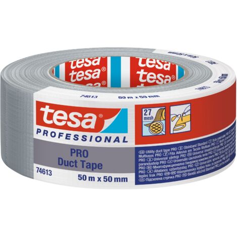 tesa Duct Tape PRO 74613-00003-00 Reparaturband  Grau (L x B) 50 m x 50 mm 1 St.
