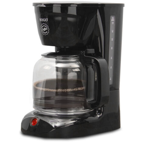 SOGO Human Technology Drip 15 Kaffeemaschine Schwarz  Fassungsvermögen Tassen=15 Glaskanne, Warmhalt (1/5)