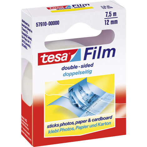 tesa  57910-00000-02 Doppelseitiges Klebeband tesafilm® Transparent (L x B) 7.5 m x 12 mm 1 St.