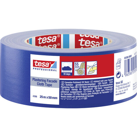 tesa  04398-00001-00 Putzband tesa® Professional Blau (L x B) 25 m x 50 mm 1 St.