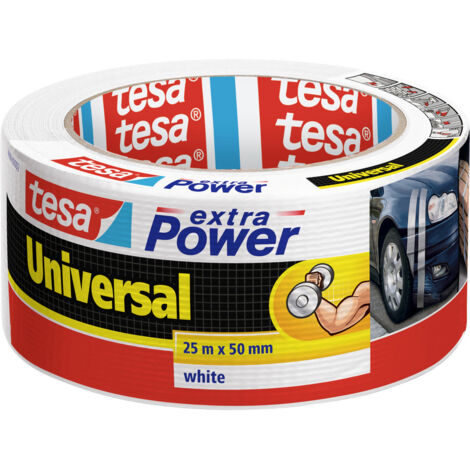 tesa UNIVERSAL 56388-00002-05 Gewebeklebeband tesa® extra Power Weiß (L x B) 25 m x 50 mm 1 St.