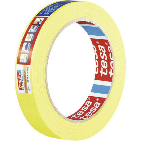 tesa PRECISION 04334-00004-00 Kreppband Präzisionskrepp® Gelb (L x B) 50 m x 50 mm 1 St.