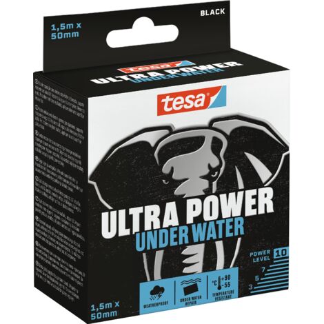 Tesa Ultra Power Unter Wasser Klebeband schwarz 50 mm (1/10)