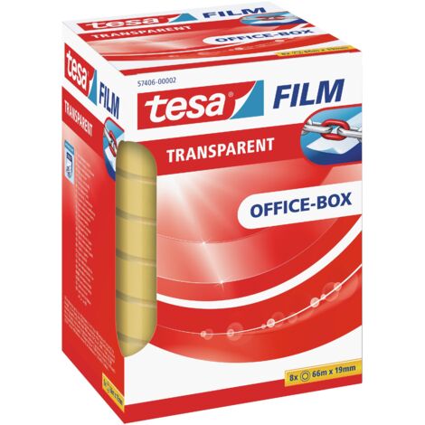 tesa OFFICE-BOX 57406-00002-01 tesafilm  Transparent (L x B) 66 m x 19 mm 8 St.