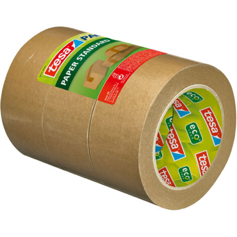 tesa STANDARD ecoLogo® 58292 Packband  Braun (L x B) 50 m x 50 mm 3 St.
