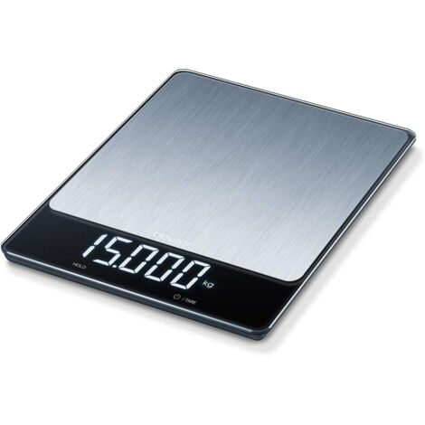 Beurer KS 34 Stainless Steel Küchenwaage digital Wägebereich (max.)=15 kg Edelstahl 200 x 263 x 20 (1/4)