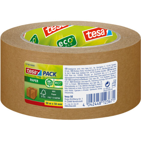 TESA pack® Papier ecologo® 50m:50mm, 57180-00000-02