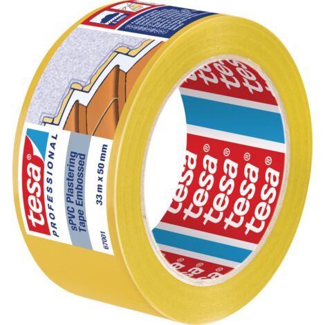tesa SPVC EMBOSSED 67001-00001-00 Putzband tesa® Professional Gelb (L x B) 33 m x 50 mm 1 St.