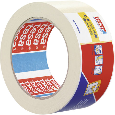 tesa PREMIUM 04306-00046-02 Kreppband tesakrepp® Beige (L x B) 50 m x 50 mm 1 St.