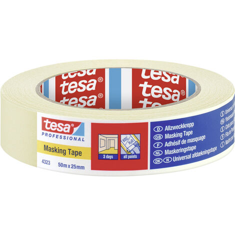 tesa STANDARD 04323-00041-00 Kreppband tesakrepp® Beige (L x B) 50 m x 25 mm 1 St.