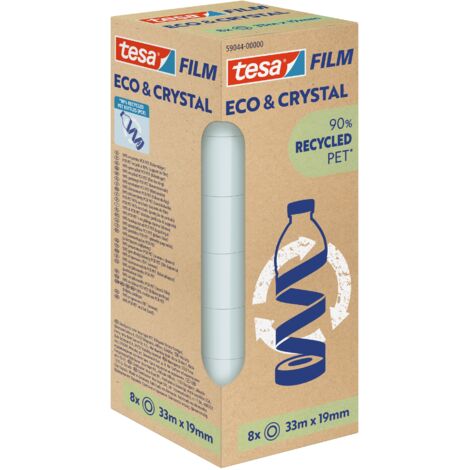 tesa ECO & CRYSTAL 59044-00000-00 tesafilm tesafilm® Eco & Crystal Transparent (L x B) 33 m x 19 mm