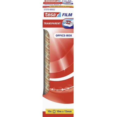 tesa OFFICE-BOX 57370-00002-11 tesafilm  Transparent (L x B) 10 m x 15 mm 10 St.