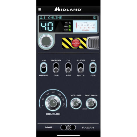 Mikrofon Midland Dual Mike 6 Pin C1283.02