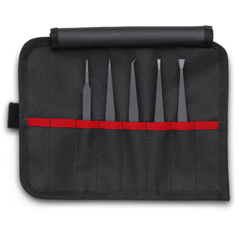 KNIPEX 92 00 05 ESD Kunststoffpinzetten-Set ESD 5-teilig 90 mm