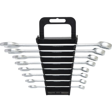 KS Tools 517.0048 Ring-Ratschenschlüssel-Satz Schlüsselweite (Metrisch) 8 - 19 mm