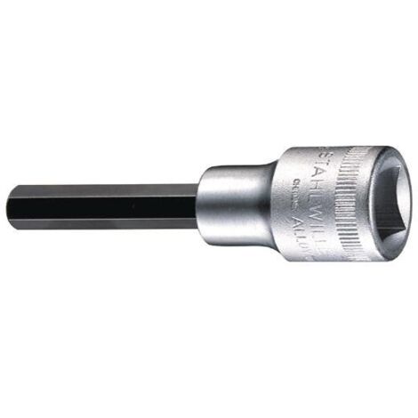 Stahlwille 1/2" (12,5mm) Schraubendrehereinsatz SW.14mm L.140mm (1/4)