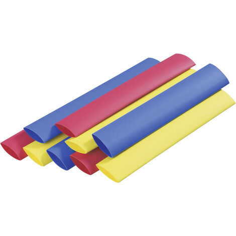 DSG Canusa 8011090990 Schrumpfschlauchsortiment 12.80 mm 6.40 mm Schrumpfrate:2:1 9 St.