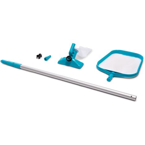 Intex 28002 Pool-Reinigungsset mit Alu-Teleskopstange, 239 cm