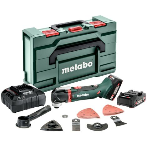 Metabo Akku-Multitool MT 18 LTX Compact metaBOX 145 L 18V 2x2Ah Li-Power + ASC 55