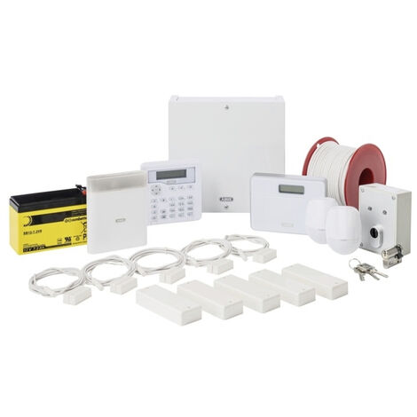 ABUS AZAA10300 Terxon SX Alarmanlagen-Sets Alarmzonen 8x Drahtgebunden, 1x Sabotagezone