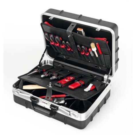 Werkzeugkoffer 23-teilig 170500 – Robuste Hartschale – Innenmaße 430 x 340 x 155 mm – Für Hartholz und Metall – Cimco (1/5)