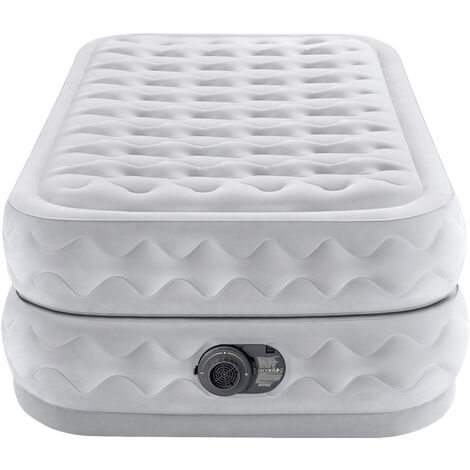 Intex 64488ND TWIN SUPREME AIR-FLOW AIRBED WITH FIBER-TECH RP  (L x B x H) 191 x 99 x 51 cm Weiß