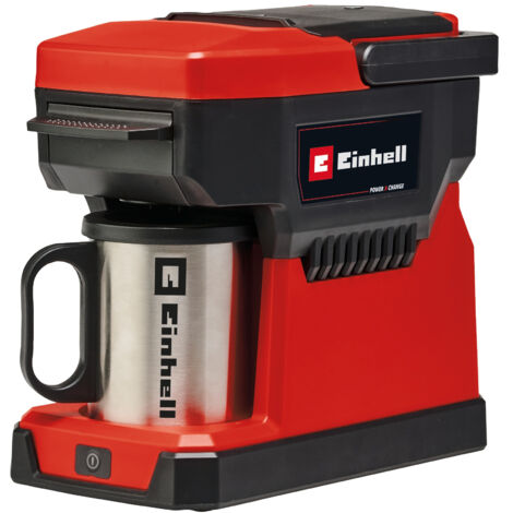 Einhell – Akku Kaffeemaschine 18V 240 ml – 4609990 – für Kaffeepads und Filterkaffee – max. Kaffeetemperatur 80 °C – leicht und mobil (1/5)