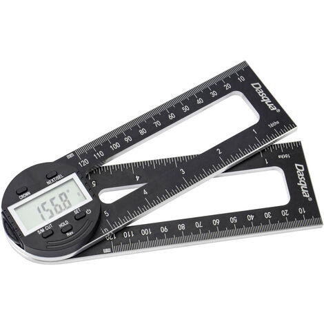 Dasqua 1804-6771 Digitaler Winkelmesser für Gehrungssägen 280 mm 360 ° 1 St. (1/5)