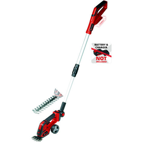 Einhell – Akku-Gras- und Strauchschere 18V – Teleskopstiel – Schnittbreite 100 mm – Strauchscherenmesser 200 mm – Werkzeugloser Messerwechsel (1/10)