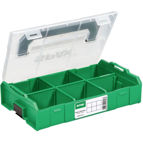 SPAX Sortimentskoffer (L x B x H) 275 x 155 x 65 mm Anzahl Fächer: 6 Inhalt 1 St. (1/3)