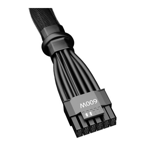 BeQuiet Strom Anschlusskabel 0.6 m Schwarz