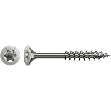 SPAX 0197000450403 Holzschraube 4.5 mm 40 mm T-STAR plus Edelstahl A2 200 St. (1/5)