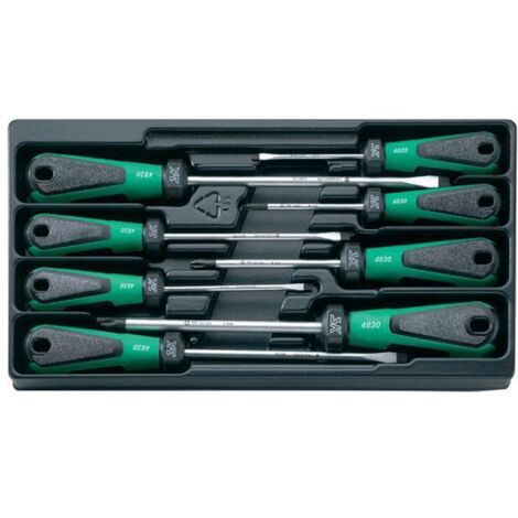 Stahlwille 4892 SATZ DRALL-SCHRAUBENDREHER M. DREIKOMPONENTENGRIFF Schraubendreher-Set (1/4)