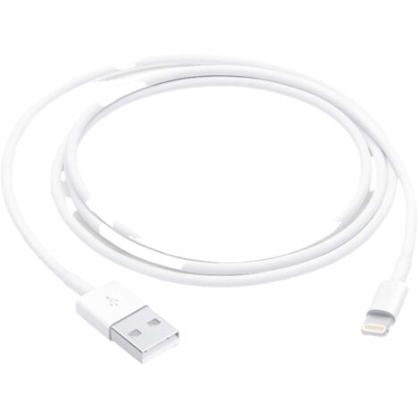 Apple USB-Kabel USB 2.0 USB-A Stecker, Apple Lightning Stecker 1.00 m Weiß MUQW3ZM/A (1/4)