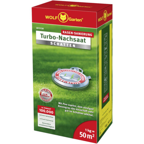 WOLF-Garten 3826636 LR-S 50 TURBO-Nachsaat SCHATTEN für 50 m² 1 St.