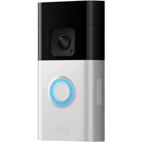 ring B09WZBVWL9 IP-Video-Türsprechanlage Video Doorbell Plus Nickel (matt), Schwarz (1/5)